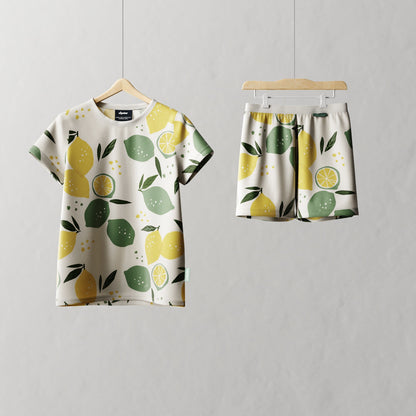Children's Shortie PJ Set Lemons