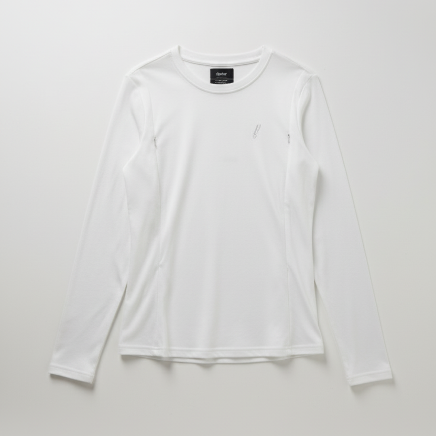 Breastfeeding T-Shirt Long Sleeve White