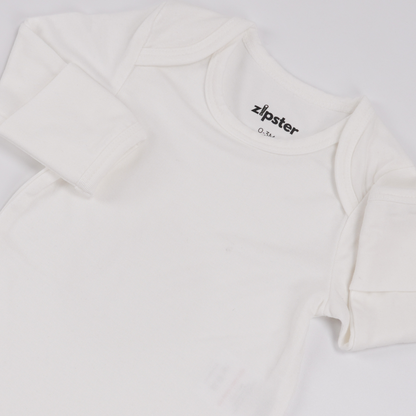 Long-sleeve Body Suit White