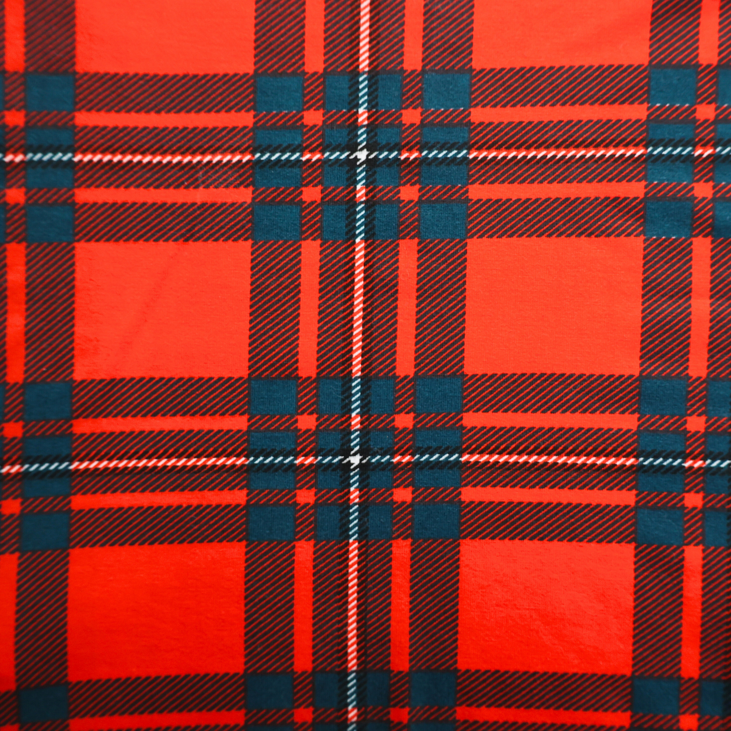 Children's PJ Set Red Tartan