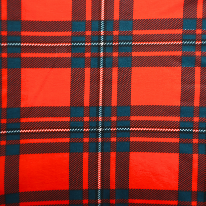 Children's PJ Set Red Tartan