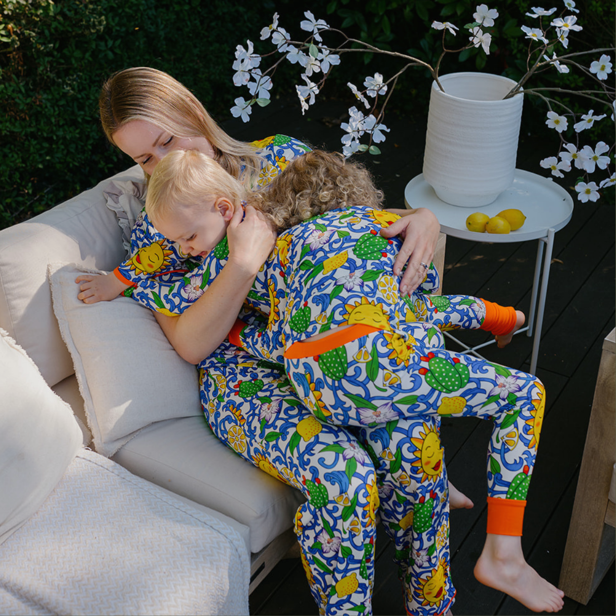 Children's PJ Set Sicilian Summer (Design Challenge Winner 2025)
