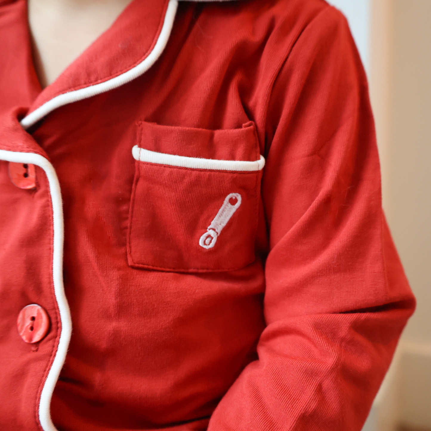 Children's PJ Set Red Heritage