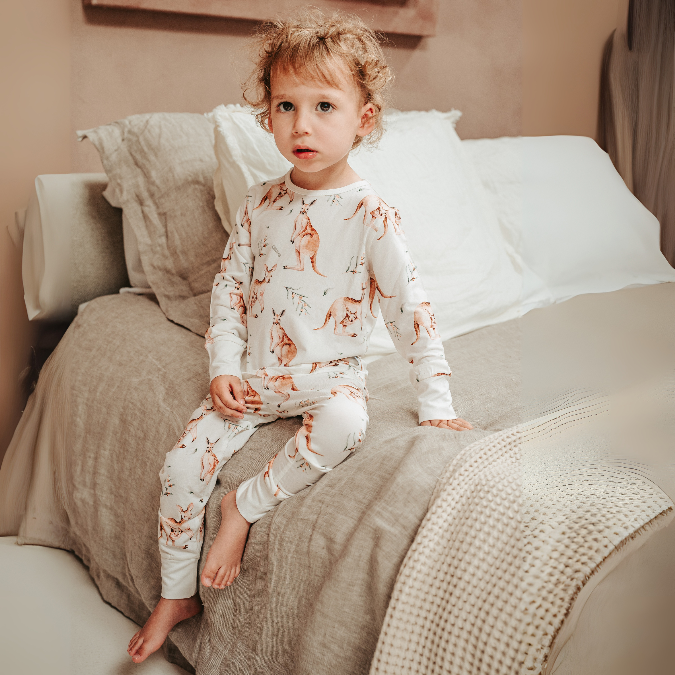 Children's PJ Set Kangaroo
