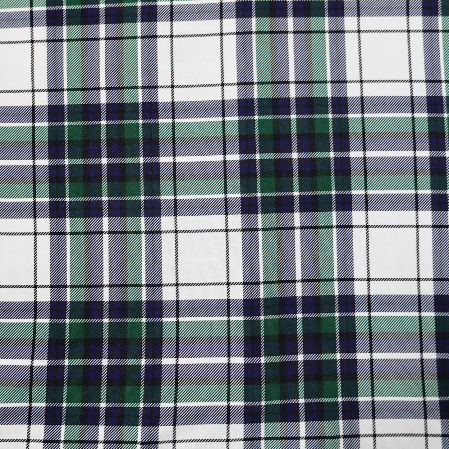 Ladies Pajamas Set Green Tartan