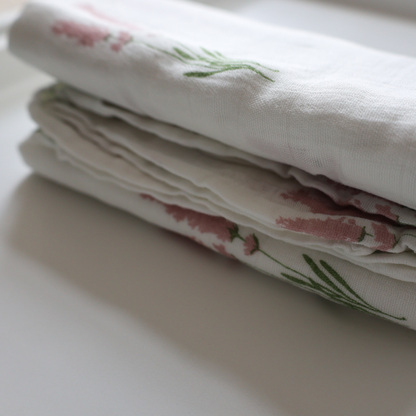 Lavender Large Muslin Blanket