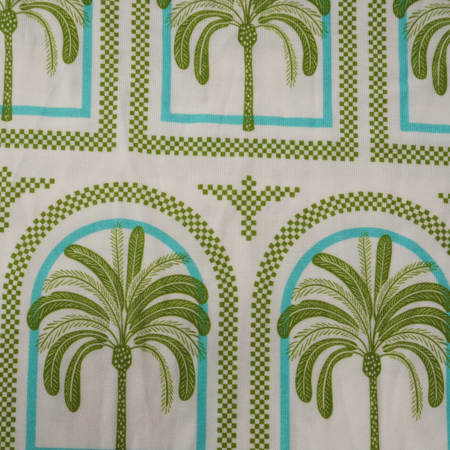 Ladies Pyjamas Set Palm Trees