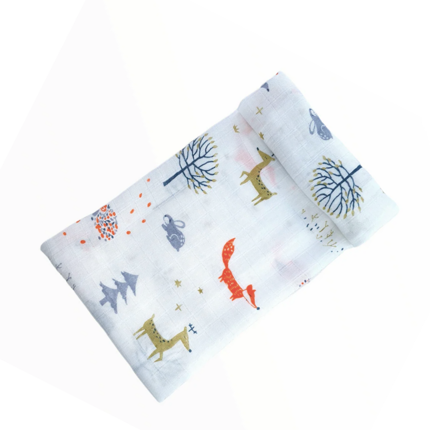 Fox Large Muslin Blanket