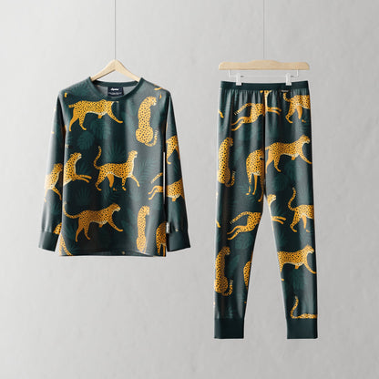 Children's PJ Set Cheetah