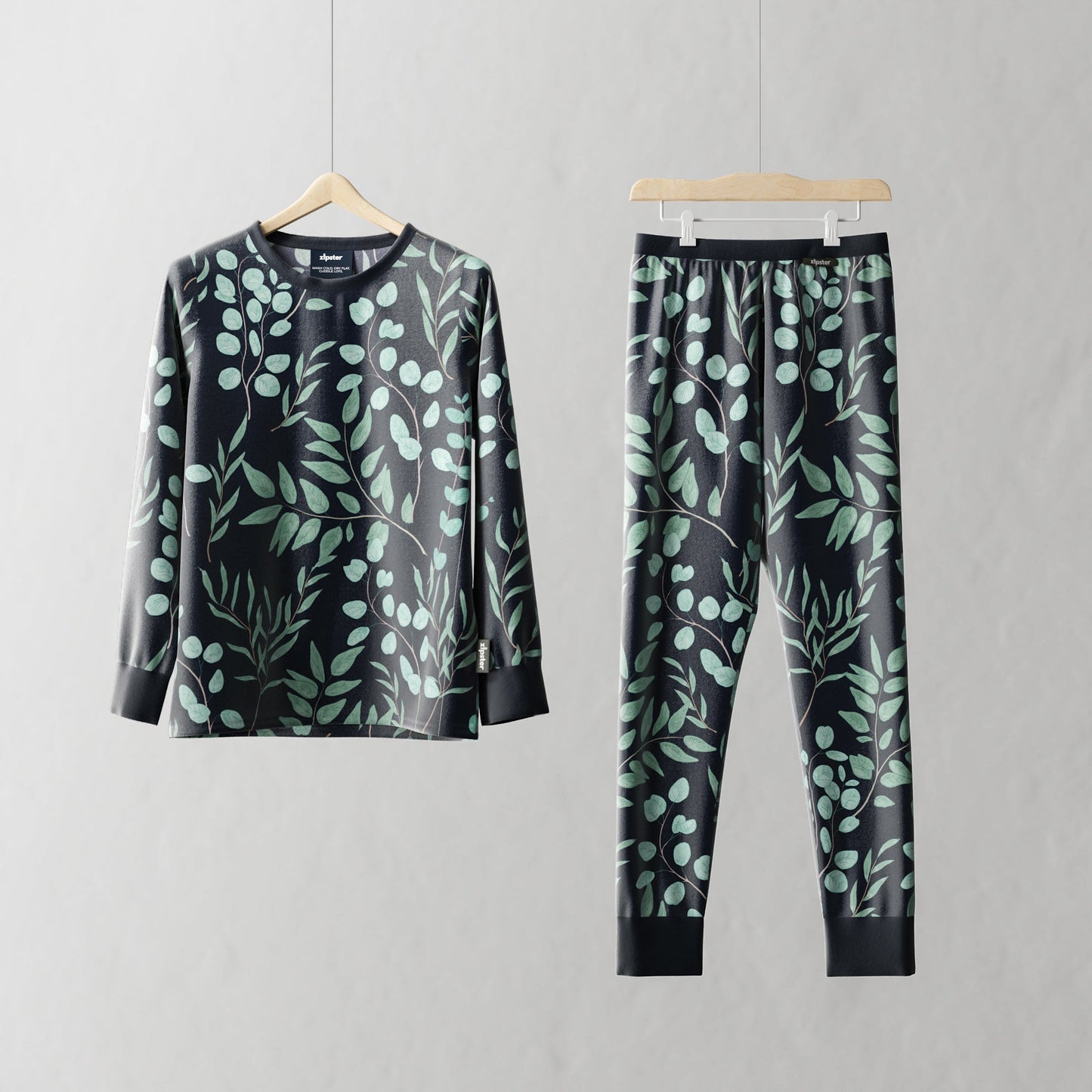 Children's PJ Set Eucalyptus