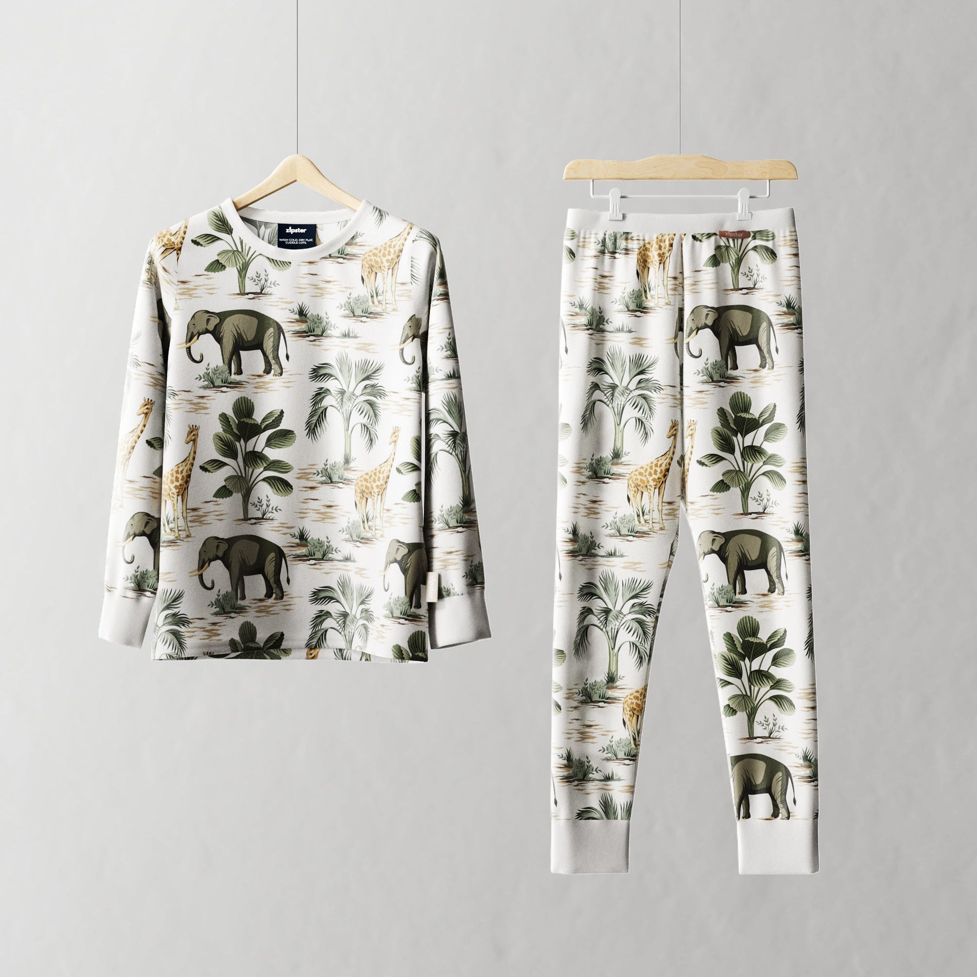Children's PJ Set Jungle