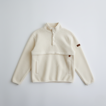 Breastfeeding Fleece - Ivory