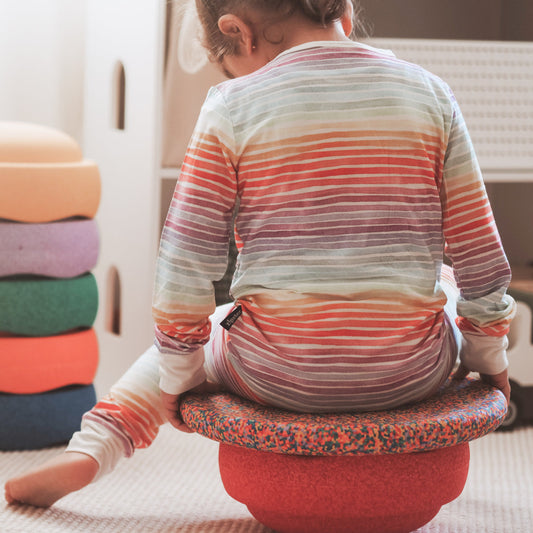 Children's PJ Set Rainbow