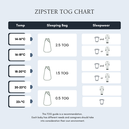 Bamboo Sleeping Bag 1.5 TOG - Grey