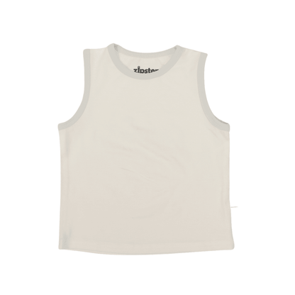 Essentials Vest White - Zipster
