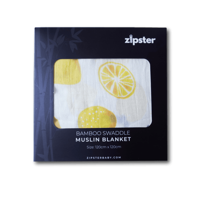 Lemons Muslin Blanket - Zipster