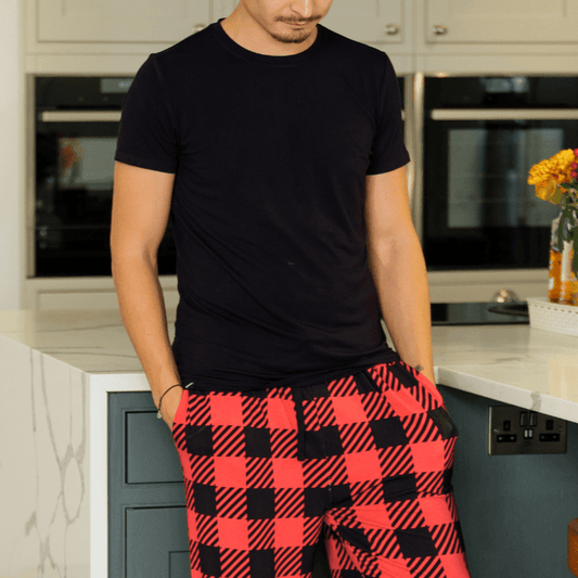 Men's Black Bamboo T-Shirt New - Zipster